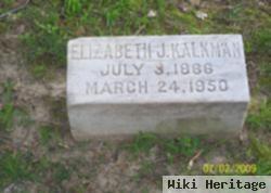 Elizabeth J Kalkman