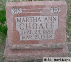 Martha Ann Choate