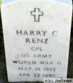 Corp Harry C Renz