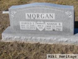 Nannie B Morgan