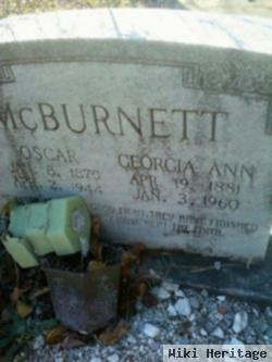 Georgia Ann Cheeks Mcburnett