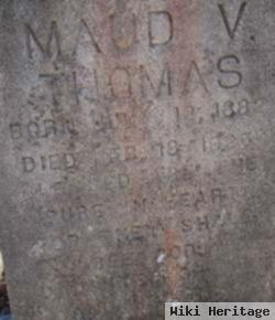 Maud V Thomas