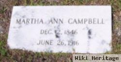 Martha Ann Vick Campbell