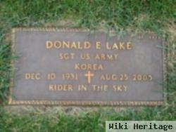 Donald E Lake