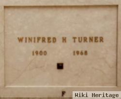 Winifred H Turner