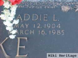 Addie L. Burke