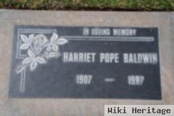 Harriet Leona "babe" Beck Pope Baldwin