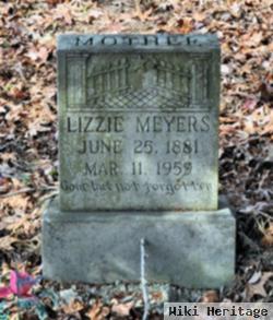 Sarah Elizabeth "lizzie" Wright Meyers