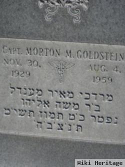 Capt Morton M. Goldstein