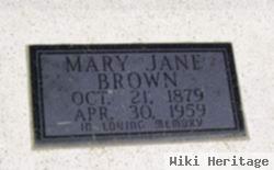 Mary Jane Ross Brown