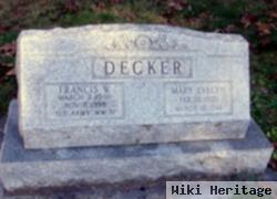 Francis W Decker
