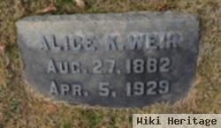 Alice Catherine Kreps Weir