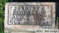 Dorothy O Robertson