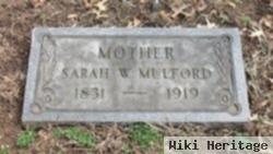 Sarah Wilson Mulford