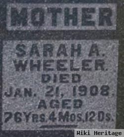 Sarah A Wheeler