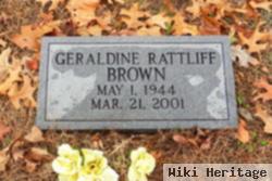 Geraldine Rattliff Brown