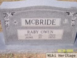 Raby Owen Mcbride