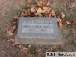 Martha Alice "mattie" Sare Wright