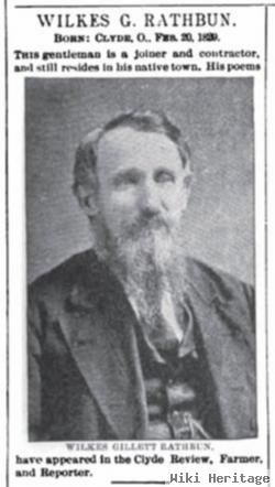 Wilkes Gillette "w.g." Rathbun