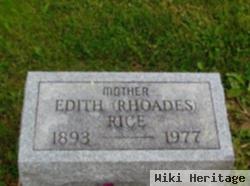 Edith Rhoades Rice