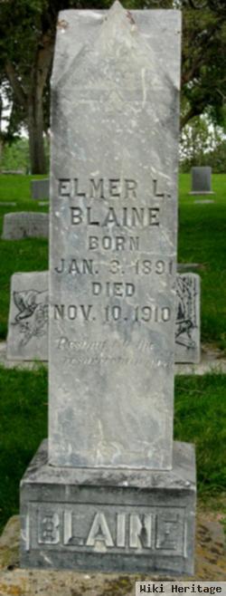 Elmer L Blaine