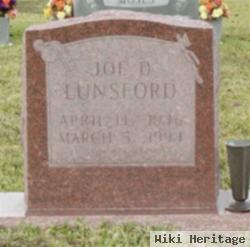 Joseph D "joe" Lunsford