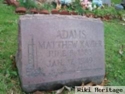 Mathew X Adams