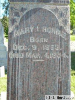 Mary I Horne