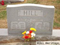 Billy F Hill