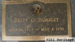 Betty G Hoadley