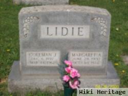 Margaret A Lidie