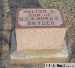 Walter A Snyder