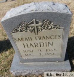 Sarah Frances Green Hardin