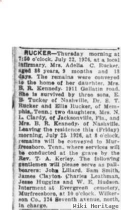 Adelia Cartwright Rucker