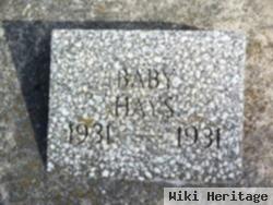 Infant Hays