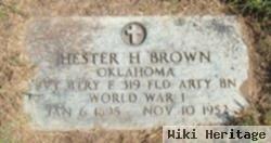 Hester H Brown