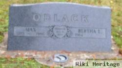 Bertha L Oblack