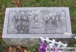 Alice C Rolfe