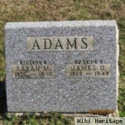 Sarah M Beegle Adams