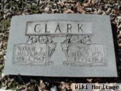 Nannie P Clark