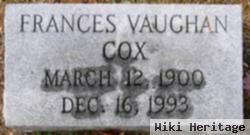 Frances Vaughan Cox