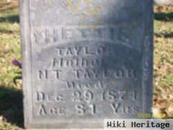 Hettie Taylor