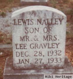 Lewis Nalley "s/o Mr. & Mrs Lee Gravley" Gravley