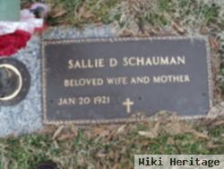 Sallie D Schauman