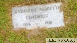 Katharine Barrette Chadwick