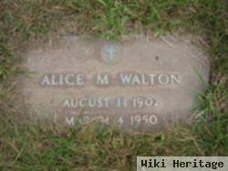 Alice M Walton