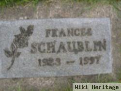 Frances Schaublin
