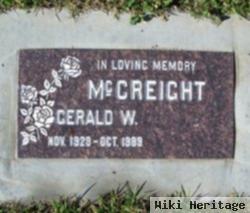 Gerald W. Mccreight