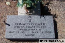 Ltjg Ronald G Carr