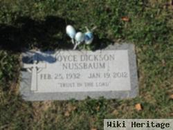 Joyce Anne Dickson Nussbaum